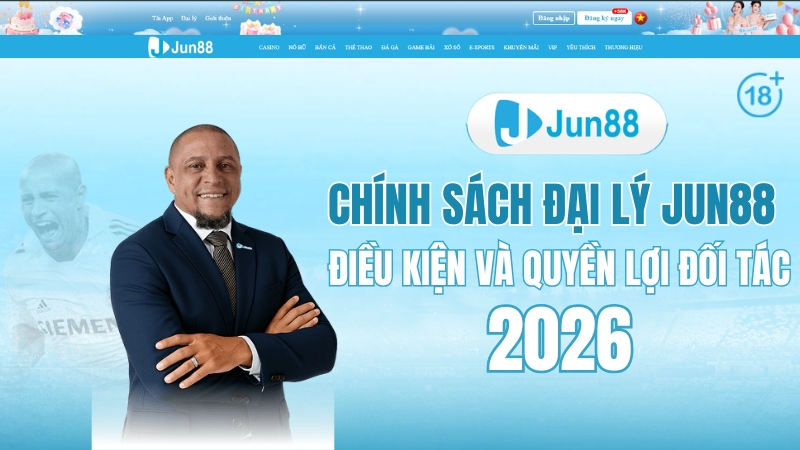 Chính Sách Đại Lý JUN88 – Điều Kiện Hợp Tác
